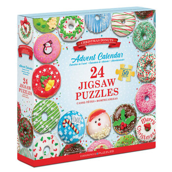 Puzzle Adventní kalendář Donuts