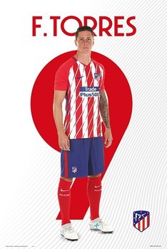 Poster Atletico Madrid 2017/2018 -  F. Torres