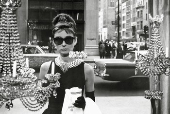 Poster Audrey Hepburn - window