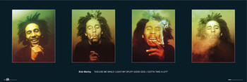 Poster Bob Marley - faces