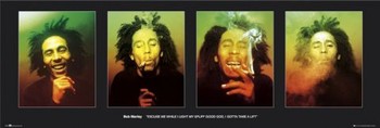 Poster Bob Marley - faces