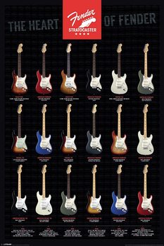 Poster Fender - Stratocaster, the Heart of Fender