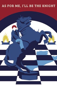 Poster Harry Potter - Chess game