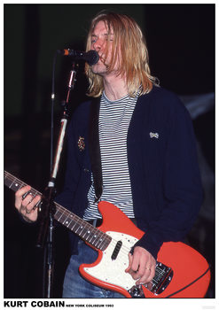 Poster Kurt Cobain / Nirvana - New York Coliseum 1993