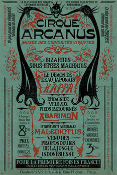 Poster Les Animaux fantastiques: Les Crimes de Grindelwald - Le Cirque Arcanus