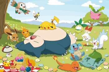 Poster Pokemon - Picnic Day