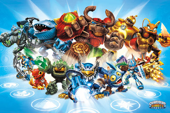 Poster Skylanders Giants - group