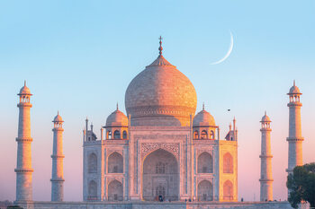 Poster Taj Mahal - Sunset