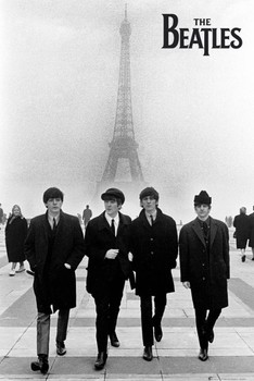 Beatles - in paris Poster