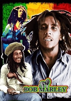 BOB MARLEY Poster en 3D