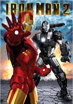 IRON MAN 2 - hand Poster en 3D