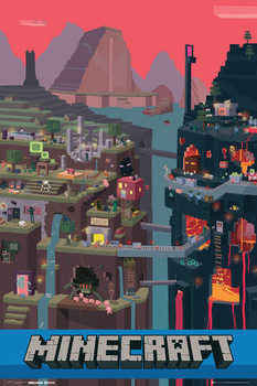 Minecraft - world Poster
