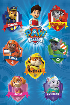 Pat' Patrouille - Crests Poster