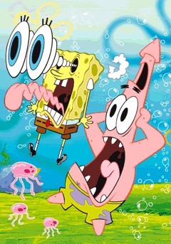 SPONGEBOB - cast 3D Poster en 3D