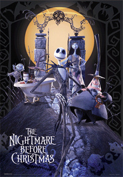 THE NIGHTMARE BEFORE CHRISTMAS Poster en 3D