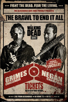 The Walking Dead - Fight Poster