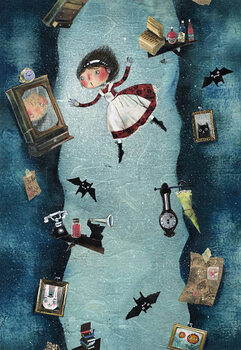 Samolepka Alice in wonderland