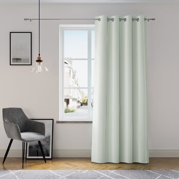 Curtain Amelia Home - Eyelets Silver 1 pc