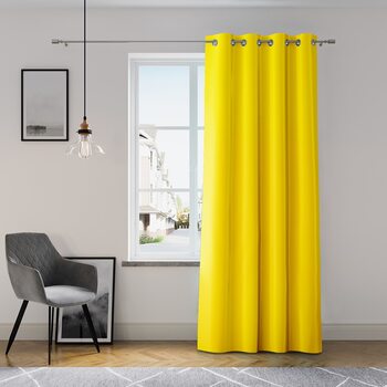 Tenda Amelia Home - Eyelets Yellow 1 pc