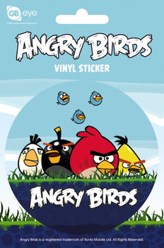Αυτοκόλλητο βινυλίου  Angry Birds - Group