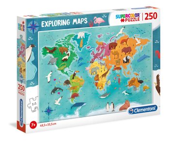 Puzzle Animals in the World