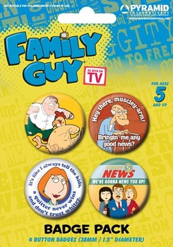 Ansteckerset FAMILY GUY - characters