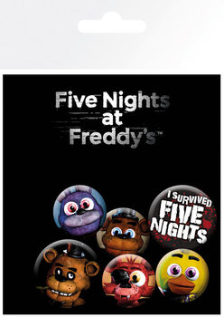 Ansteckerset Five Nights at Freddys