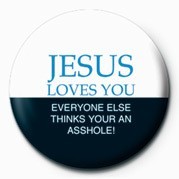 Anstecker Jesus Loves You
