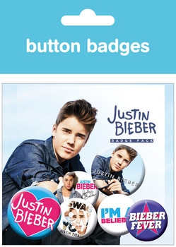 Ansteckerset JUSTIN BIEBER