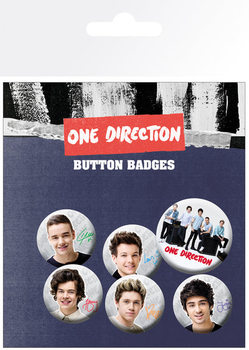 Ansteckerset One Direction - Band