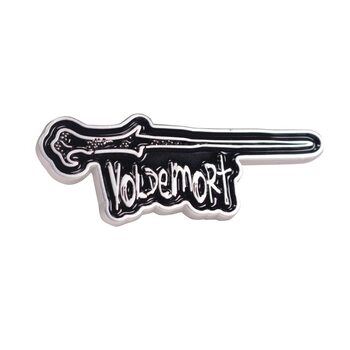 Anstecker Pin Badge Enamel - Harry Potter - Voldemort Wand
