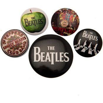 Ansteckerset The Beatles - White