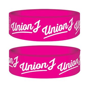 UNION J - pink logo Armbånd
