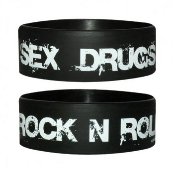 Armband SEX, DRUGS, ROCK 'N'ROLL
