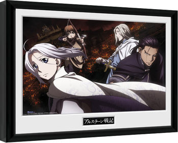 Ingelijste poster Arslan senki - Group Landscape