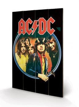 Cuadro de madera AC/DC - Group