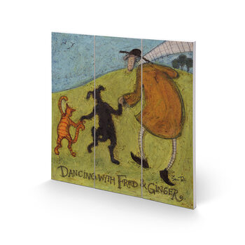 Cuadro de madera Sam Toft - Dancing With Fred & Ginger