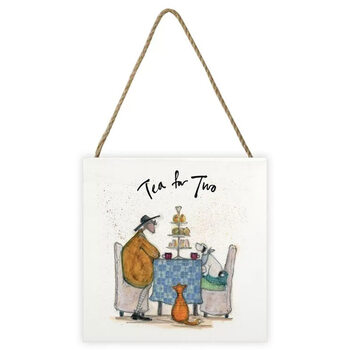 Cuadro de madera Sam Toft - Tea for Two