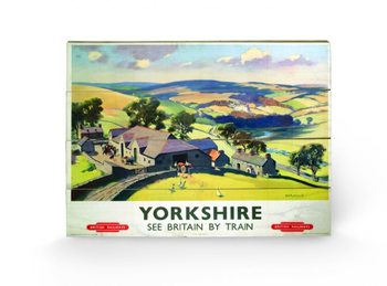 Cuadro de madera Yorkshire by Train