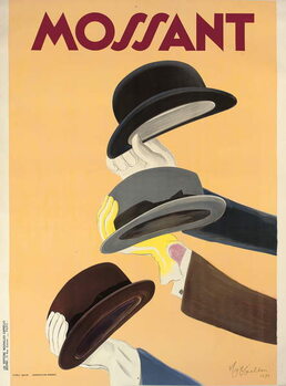 Reproducción de arte Advertising poster for Mossant hats, 1938