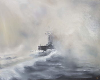 Reproducción de arte Bismarck evades her persuers May 25th 1941, 2005,