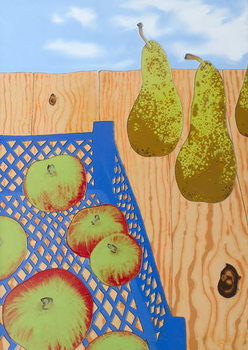 Reproducción de arte Blue basket of Apples, 2008,