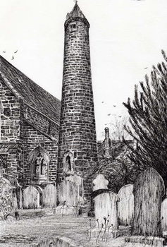 Reproducción de arte Brechin Round Tower Scotland, 2007,