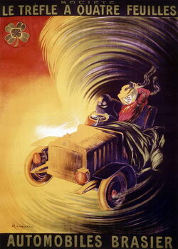 Reproducción de arte Advertisement by Leonetto Cappiello for the Brasier cars in France around 1900