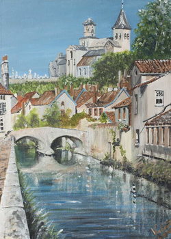 Chattillons sur Seine, France, 2007, Reproduction de Tableau