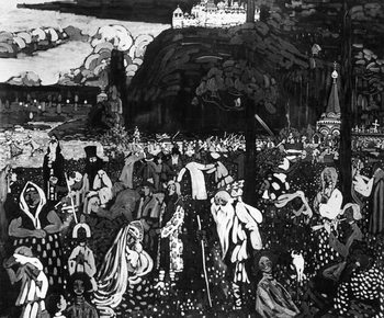 Reproducción de arte Colourful Life, 1907 (tempera on canvas)