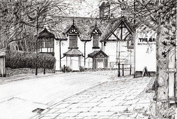 Condemned building Prestbury, 2009, Reproduction de Tableau