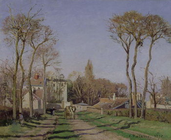 Reproducción de arte Entrance to the Village of Voisins, Yvelines, 1872