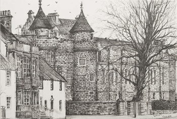 Falkland Palace, Scotland, 200,7 Reproduction de Tableau