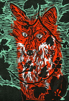 Reproducción de arte Fox in the Brambles, 2011,